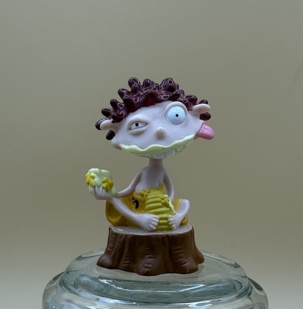 The Wild Thornberry's DONNIE On Stump Eating Figure Viacom 1999 3” PVC Figure